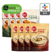 햇반죽 보양식 &달달간식 전복죽4/단호박죽4 295642, 1세트, 420g