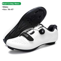 클릿슈즈 자전거신발초경량 도로 사이클링 스니커즈 MTB SPD 산악 자전거 시마노 자동 잠금 클리트 신발, 04 39, 08 White Road