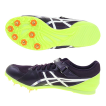 아식스 육상 스파이크 올웨더 흙 트랙겸용 HEATFLAT FR 7TTP526.500 허들 네이비/XL TTP526.500