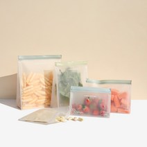 씻어쓰는 스탠딩 지퍼백세트 12팩&24팩, 24pack