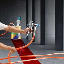 도장기 도장기 분무기 스프레이 분사기 분무기 도장, 10m 상승/자동 정지 기능이 있는 15m 튜브/긴 곡