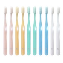엔칫솔 잇몸 임산부 치과 부드러운 미세모 교정용 어금니 치석제거 친환경 앤칫솔, 소프트 세트 (10개), 1개, 1개