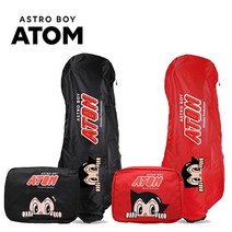 아톰 ASTRO BOY 일체형 초경량 항공커버 골프여행 골프용품, 블랙