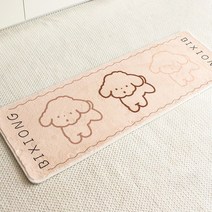 비숑 주방 욕실 싱크대 화장실 미끄럼방지 발매트 러그