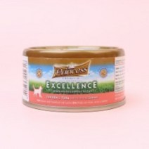 프린세스 프리미엄 엑설런스 고양이 주식캔 70g, 48개, 치킨튜나 앤 살몬