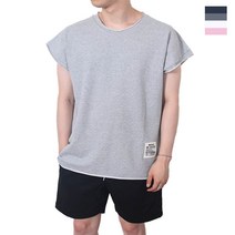 [당일출고] 오버핏 컷팅 박스 나시 티셔츠