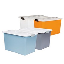 시스맥스 프라임 리빙박스 67L 607x407x220mm, 브라운