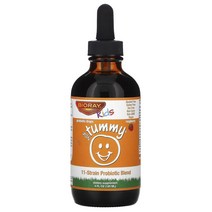 Bioray 바이오레이 키즈 엔디에프 터미 라즈베리맛 유산균 함유 Kids NDF Tummy Raspberry 120ml, 1팩