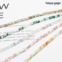 컬러믹스 정사각 론델비즈 2mm, E.2mm(약 180개)