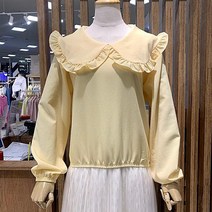 에잇컨셉 무지카라프릴 블라우스 C22C7FBL014-YE (5컬러)