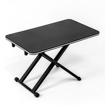 카멜레온 높이조절 스탠딩 책상 테이블 B형, 블랙