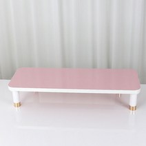 버미가구 모니터 다용도받침대 모니터받침대, 21.핑크(화이트다리)