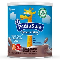 페디아슈어 그로우 앤 게인 초코 파우더 PediaSure Grow & Gain Shake Powder Chocolate 400g
