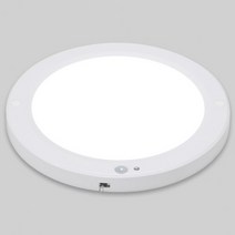 일신전기조명 비츠온 원형 LED 센서등 엣지 8인치 20W 주광색