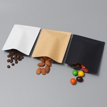 홍진포장 드립백봉투 원두포장지 커피원두봉투 10x12cm 100장 3가지 색상, 블랙(무광) - 100장 (장당35원)