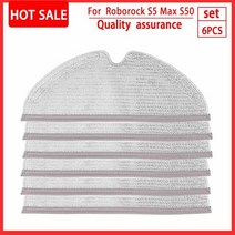 Xiaomi Roborock S5 Max S6 max S50 물티슈 걸레 액세서리 예비 부품 스마트 홈 샤오미 로봇 진공 청소기 r, 03 6PCS