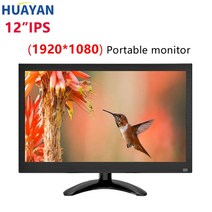 Hd com hdmi vga usb av bnc 라즈베리 파이 게임용 모니터 13.3 인치 휴대용 모니터 1920*1080 ps4, 12 - 1920x1080P