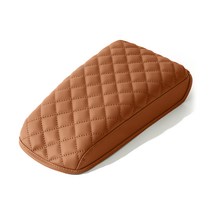케이엠모터스 토레스 퀼팅 팔쿠션, 브라운(1P), 토레스 콘솔쿠션