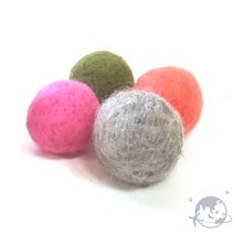 VEDANA 양모볼 2PCS 캣닢분말 강아지놀이감