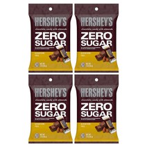 허쉬 초콜릿 제로슈가 위드 아몬드 HERSHEYS Zero Sugar Chocolate with Almonds 85g 4팩, 4개