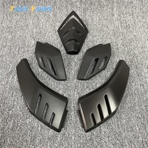 오토바이 사이드 미러 테일 쉘 깜박이 라이트 커버 캡 T-MAX 530 2012-2016 13 오토바이 턴 시그널 전면, 02 Matte black