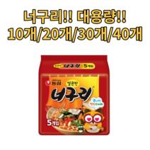 얼큰한 너구리 한박스 봉지라면 10개 20개 30개 40개 대용량 1box 국내산 청정 다시마 사무실라면 캠핑라면 차박라면 낚시라면 업소용 가게용 식당용 음식점 가정용, 30개입