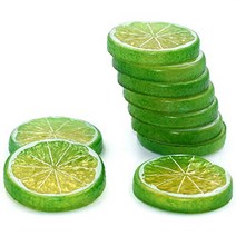 Hagao Fake Lemon Slice Artificial Fruit Highly Simulation Lifelike Model for Home Party Decoration G, 1