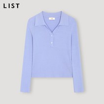 [리스트(LIST)] 골지 브이 칼라 니트_TSKPON52030_BL
