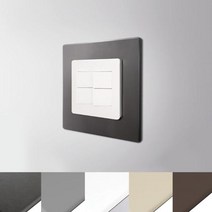 VJSLVKSL 접착식 스위치커버 204x200 베르블럭 사틴그레이 재고231EA, 퍼니파니쿠팡 1, 퍼니파니쿠팡 본상품선택
