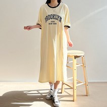 걸즈팩토리 여성용 강연린사 캐주얼 롱원피스