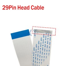 3d 프린터 인쇄기 부품 10pcs 29 핀 Ffc 플렉스 플랫 데이터 케이블 Tx800 Xp600 Mutoh Valuejet 1624 1638, 04 29pin 50cm