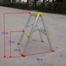 사다리 1톤 사다리차 아웃트리거 바이크 가정용 알루미늄 양면 접이식 세차대 1 2보, 05 5단계 125높이