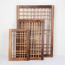 전통 한옥 창호 문살 한옥문 창호지문 한지문 문짝 창문 전통문 옛날, L사이즈 70×50 cm