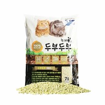 토퍼 두부두부 두부모래 일반입자 녹차, 4개, 7L