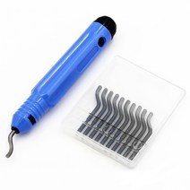 줄눈 날카로운면제거 면처리 이물질제거, 사용이 편리한 핸들형 모따기 디버링 공구 blue
