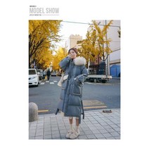 랑) 여성복 화이트 포인트 롱패딩