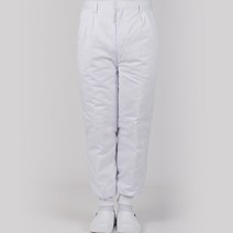 모던위생복 식품위생복 위생복하의 MD-2022 (공용방한바지)-겨울용 흰색 HACCP위생복 남여공용 위생복바지 식품공장 위생작업복, 30