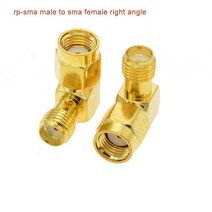 2개/몫 SMA to 커넥터 90 도 직각 Male Female 어댑터 WIFI 안테나/FPV RF, SMA RP-M에서 F로