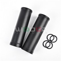 오토바이 쇼바 액세서리 혼다 반란군 cmx 300 500 2017-2021 용 프론트 포크 부츠 쇼크 업소버 튜브 슬라이더 커버 각반 portector, 블랙 어퍼 가드, 1개