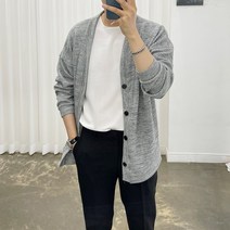 아도르클래식 센치 5컬러 세미 오버핏 하프 롱 부드러운 가디건