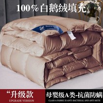 구스이불 겨울 이불솜 사계절용 간절기 헝가리 호텔이불 퀸, D