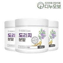 도라지 가루 국산 100%, 180g, 3개