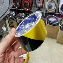 (다드몰) 사선 반사테이프(검노)40 빛반사 반사지 교통안전 (a2589ea5228), 쿠팡 다드몰 본상품선택