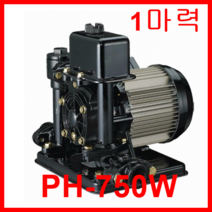 한일펌프 PH-750W 가정용 얕은우물 비자동 연립다세대 급탕기 가압용 분수대 1/2마력, 1개