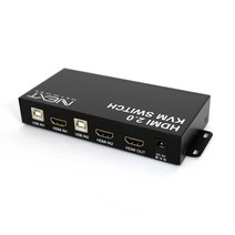 NEXT 7202KVM-4K 2대1 USB2.0 HDMI KVM 스위치 선택기 4K@60Hz v2.0 HDCP2.2 Audio