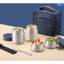 락앤락 보온보냉 도시락 세트 7P Lock & Lock Lunch Box 7P, 블루
