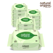 네츄럴오가닉 아기물티슈 오리지널 플레인 휴대용 리필형30매 12팩, 12개, 제품명:오리지널 플레인 휴대리필형30매12팩