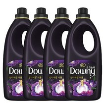 다우니 생화향기 컬렉션 미스티크 2L X 4개 블랙