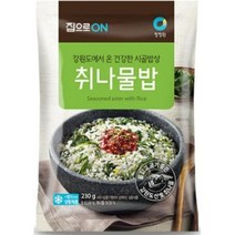 청정원 집으로ON 시골밥상 취나물밥 230g, 2개