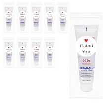 룰루데이 답례품 판촉물 손소독제 더마스코 opp비닐 완포장10개 묶음, 1개, 50oz